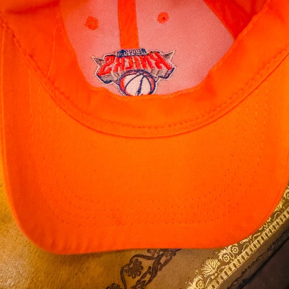 NBA New York Knicks Basketball Hat Strapback Foot Locker Baseball Cap Orange NEW - Picture 8 of 8